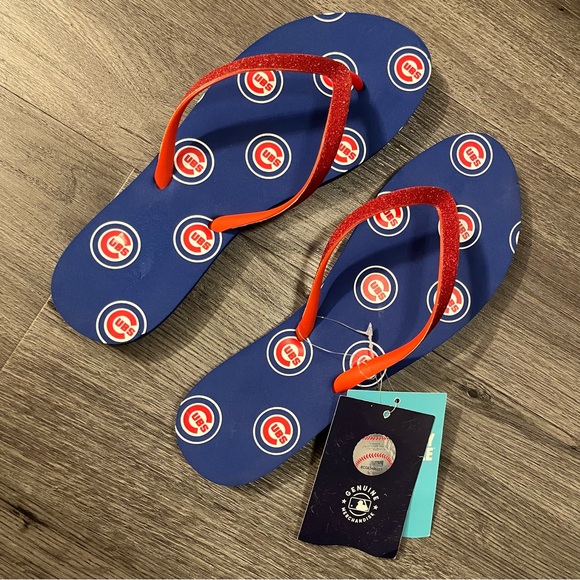 Reef Shoes - Chicago Cubs REEF Women's Stargazer Flip Flops NWT